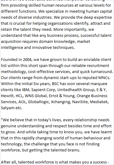 Brainsearch Consulting Pvt Ltd